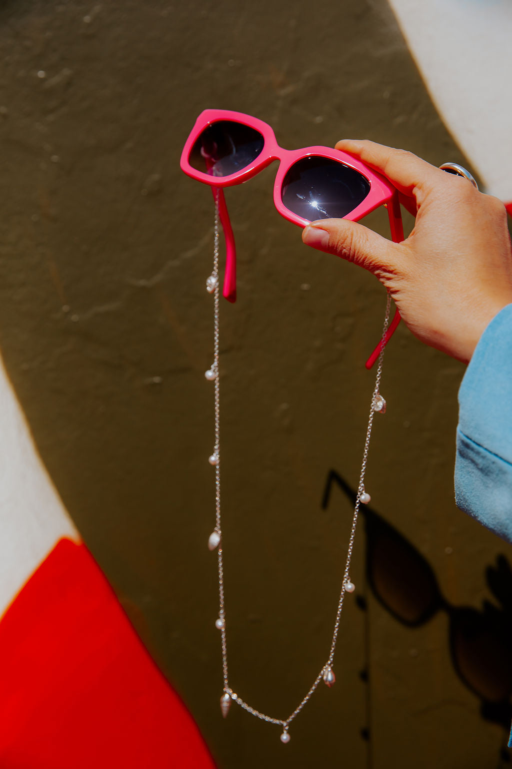 Shell Sunglasses Chain Necklace