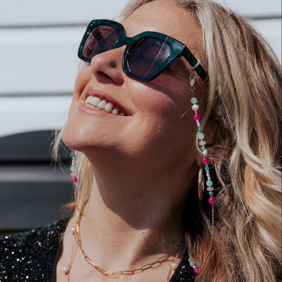 Beaded Sunglasses Chain Necklace