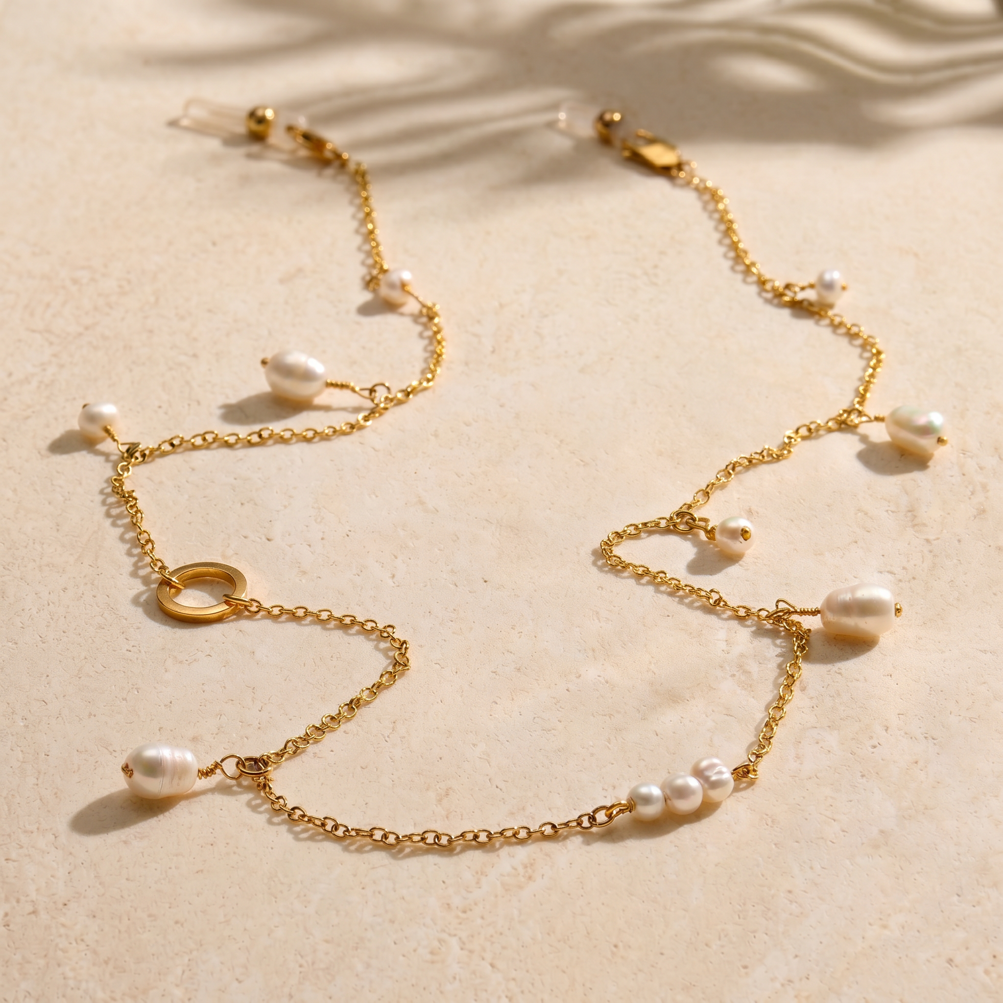 Pearl Sunglasses Chain Necklace