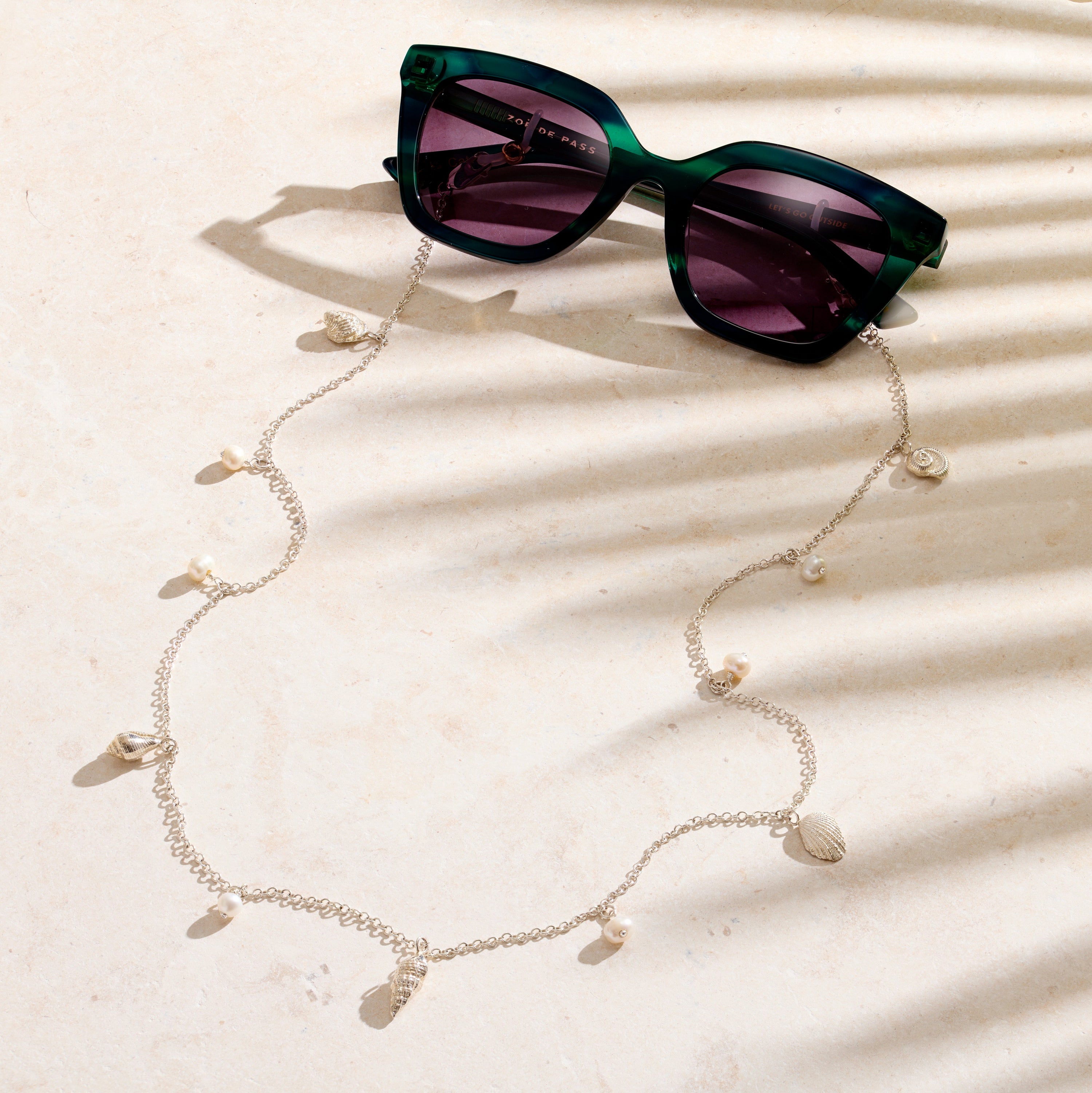 Shell Sunglasses Chain Necklace